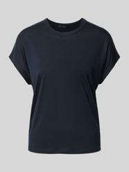 T-Shirt aus Lyocell in unifarbenem Design Modell 'Kanja' von Someday Blau - 16