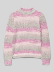 Regular Fit Strickpullover in mehrfarbiger Melange von s.Oliver RED LABEL Rosa - 35