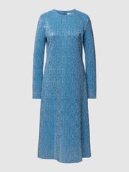 Midikleid mit Paillettenbesatz von Stine Goya Blau - 19