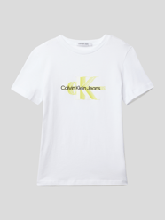 T-Shirt aus Baumwolle von Calvin Klein Jeans Weiß - 12