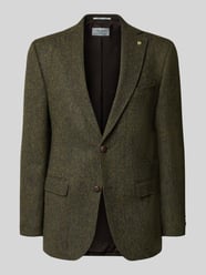 marynarka na 2 guziki o kroju slim fit z kieszeniami z patką model 'Theo' od Carl Gross - 6