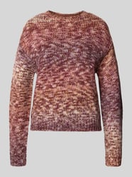 Regular fit gebreide pullover met ronde hals van VILA Bordeaux - 42