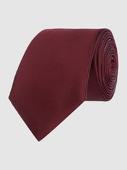 Krawatte aus reiner Seide (6 cm) von Monti Rot - 26