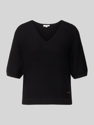 sweter z dzianiny o kroju regular fit z mieszanki bawełny od s.Oliver RED LABEL - 19