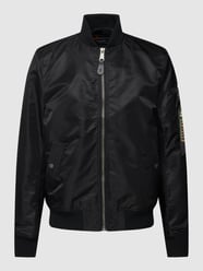 Jacke mit Label-Details von Alpha Industries Schwarz - 24