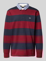 Sweatshirt met geribde mouwboorden van Gant Bordeaux - 30