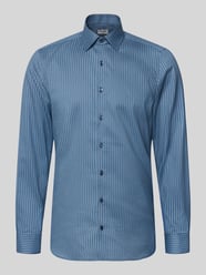 Slim Fit Businesshemd aus Baumwoll-Mix mit Kentkragen von OLYMP Level 5 - 5
