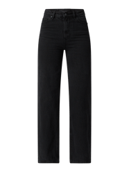 Jeansy o kroju straight fit z bawełny model ‘Kithy’ od Vero Moda Czarny - 17