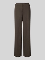 Wide Fit Stoffhose mit Bügelfalten und Gürtelschlaufen von Christian Berg Woman - 21