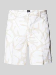 Bermudas mit floralem Muster Modell 'Karlos' von BOSS Beige - 12