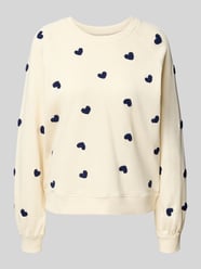 Sweatshirt met ribboorden, model 'KASURA' van ICHI - 34