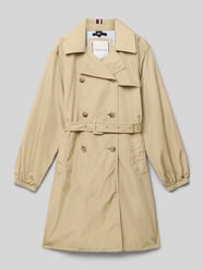 Trencz z paskiem w talii od Tommy Hilfiger Teens - 3