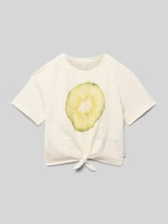 T-shirt krótki z bawełną od Tom Tailor - 17