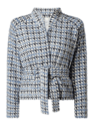 Jack met viscose, model 'Dora' van SUNCOO PARIS Blauw / turquoise - 5