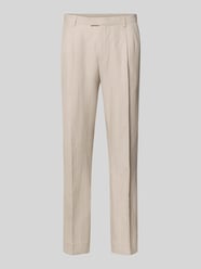 Pantalon met persplooien en steekzakken van MCNEAL Beige - 43