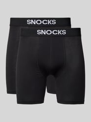 Boxershorts mit elastischem Logo-Bund von Snocks - 42