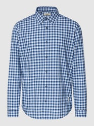 Koszula casualowa o kroju slim fit ze wzorem w kratę od Esprit Niebieski - 32