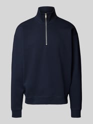 Sweatshirt mit Troyer-Kragen von MCNEAL Blau - 48