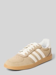 Sneaker aus Leder mit Schnürung Modell 'BREAKNET SLEEK' von adidas Sportswear Beige - 1