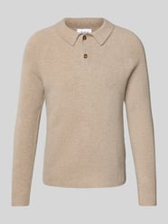 Kaschmirpullover mit Kentkragen von FTC-Cashmere Beige - 8