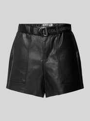 Shorts in Leder-Optik Modell 'Louas' von Colourful Rebel Schwarz - 15