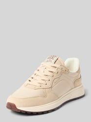 Sneakersy z mieszanki skóry z detalem z logo model 'Beywin' od GANT - 36