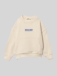 Sweatshirt mit Statement-Stitching Modell 'play' von Mango Beige - 17