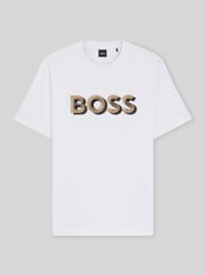 T-shirt o kroju regular fit z bawełny merceryzowanej model ‘THOMPSON 656’ od BOSS - 41