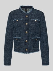 Regular Fit Blazer mit Stehkragen und Knopfleiste von Marc Cain - 24