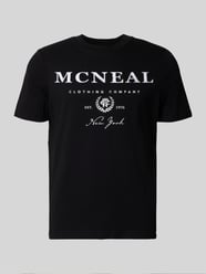 T-Shirt mit Label-Print und Rundhalsausschnitt von MCNEAL - 4