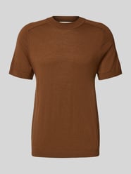 Regular fit T-shirt van zuivere wol van SELECTED HOMME - 14