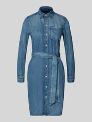 Knielanges Jeanskleid mit Bindegürtel Modell 'JAMEIKA' von Lauren Ralph Lauren - 28