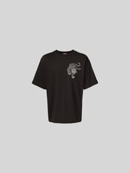 T-Shirt mit Label-Print von Kenzo Schwarz - 41