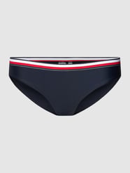 Bikini-Hose mit Kontraststreifen von TOMMY HILFIGER Blau - 8