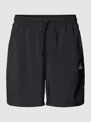 Shorts mit Label-Stitching von ADIDAS SPORTSWEAR Schwarz - 23