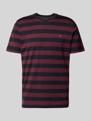 T-shirt w kroju regular fit z haftowanym logo od Christian Berg Men - 39