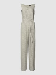 Jumpsuit mit Allover-Muster von More & More Grün - 39