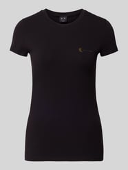T-shirt z nadrukiem z logo od Armani Exchange - 2