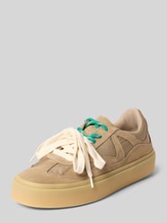sneakers van leer model 'LYNN' van INUIKII Beige - 15