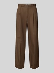 Loose fit stoffen broek met stolpplooien van Officine Générale - 47