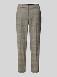 Straight leg pantalon met persplooien van MORE Grijs / zwart - 3