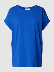 T-Shirt mit Label-Stitching Modell 'IDAARA' von Armedangels Blau - 26