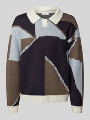 Gebreide pullover met ronde hals, model 'BIRK' van Casual Friday Beige - 46