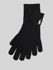 Handschuhe aus Woll-Mix mit Logo-Stitching von Polo Ralph Lauren - 2