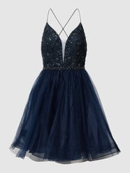 Cocktailkleid in Minilänge von Laona Blau - 46