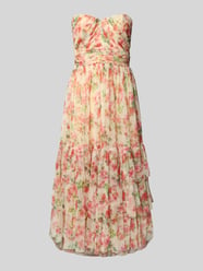 Sukienka midi z kwiatowym nadrukiem allover od Lace & Beads - 10