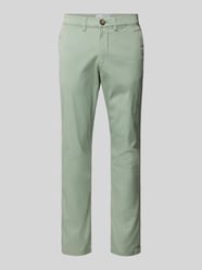 Slim fit stoffen broek met Franse steekzakken van SELECTED HOMME - 9