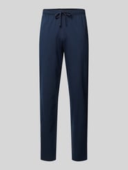 Sweatpants mit Eingrifftaschen von Schiesser Blau - 32