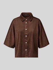 Boxy fit blouse met 1/2-mouwen model 'Fermes' van OPUS - 19
