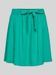 Linnen rok met strikceintuur van Tom Tailor Denim Groen - 8